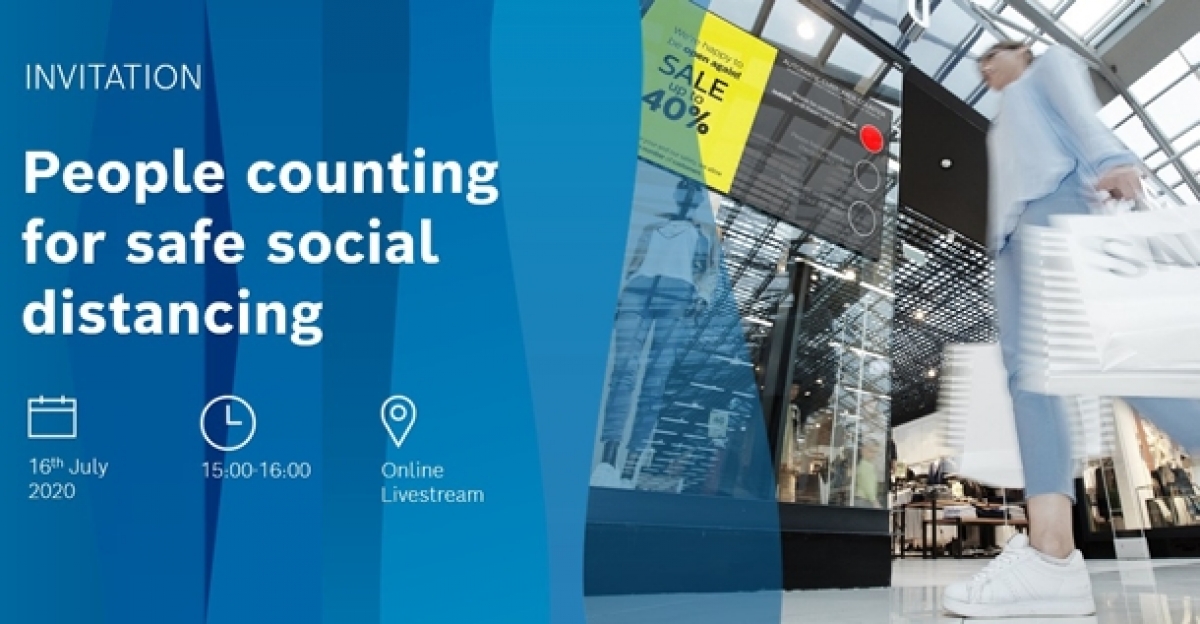 People counting for safe social distancing