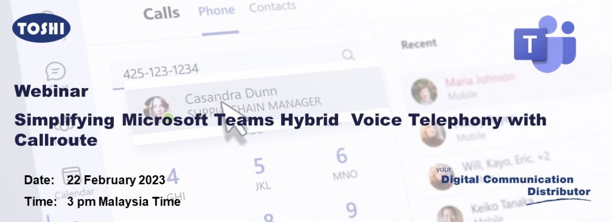 Webinar | 22th Feb 2023: Simplifying Microsoft Teams Hybrid Voice Telephony with Callroute
